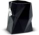Facet Vase (7 Inch - Black )