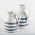 Harmon Jars, Jugs & Urns (Small - White Blue Ceramic Jug)