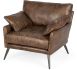 Brown Leather Wrapped Chair