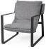 Guilia Accent Chair (Castlerock Grey With Metal Frame Sling)