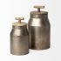 Oliphant Jars, Jugs & Urns (II - Large - IIGreyMetal Decorative Milk Container)