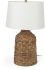 Campanile Table Lamp (Brown Whicker)