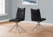 Alloa Dining Chair (Set of 2 - Black & Chrome Legs)