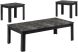 Elmson Table Set (3 Piece Set - Black & Grey)