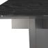 Aiden Dining Table (Short - Black Wood Vein with Graphite Legs)