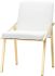 Nika Dining Chair (White with Gold Frame)