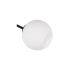 Replacement Glass Globe for Atom Light Fixtures (Frosted White)
