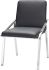 Nika Dining Chair (Black with Silver Frame)