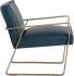 Kristoffer Lounge Chair (Vintage Peacock Leather)