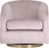 Hazel Swivel Lounge Chair (Blush Sky)