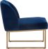 Nevin Lounge Chair (Sapphire Blue)