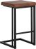 Boone Counter Stool (Set of 2 - Bravo Cognac with Black Base)