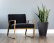 Kristoffer Lounge Chair (Abbington Black)
