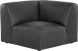 Corner Chair - Marseille Black Leather