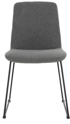 Richmond Side Chair (Set of 2 - Warm Grey Seat With Sled Base)