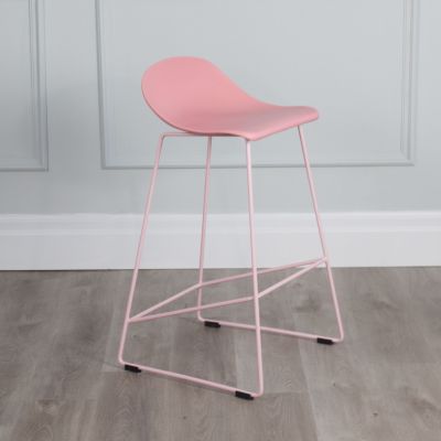 Escape Sled Counter Stool (Set of 2 - Baby Pink)