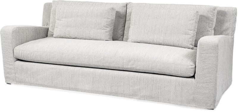 Denly Sofa (Frost Grey Slipcover)