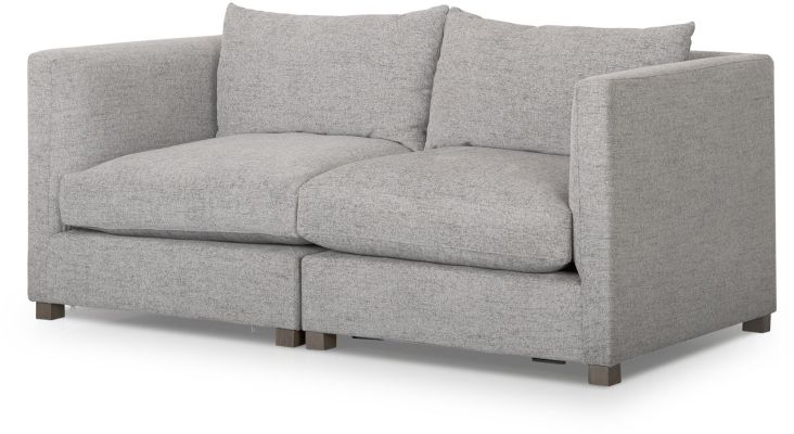 Valence Modular Sofa (2 Piece Set - Medium Grey)