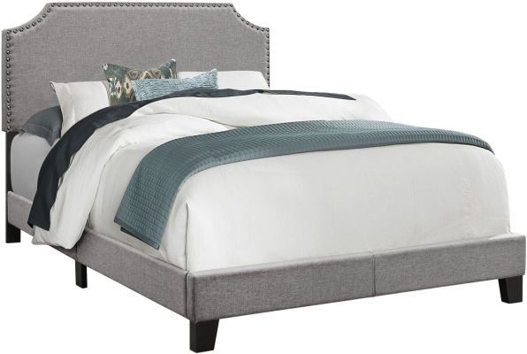 Dusetos Bed (Double - Grey)
